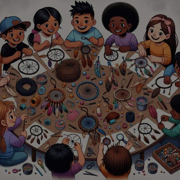 Comment créer un atelier de fabrication de capteurs de rêves avec des enfants ?