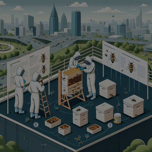 Comment mettre en place un projet d'apiculture urbaine pour la préservation des abeilles ?